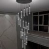 1000017255 Premium Crystal Chandelier Ceiling Light