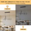 1000017265 Luxury Large LED Pendant Light